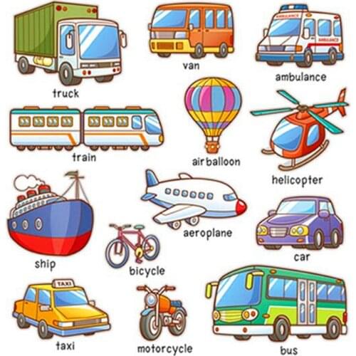 Patches Bus Helicopter Ambulances Transfert Thermique Vetement Clothes Stickers Diy Stranger Things Appliques For Clothing Patch