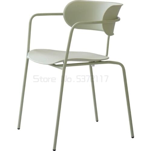 Nordic dining chair industrial style simple modern creative personality household leisure chair desk cosmetic chair