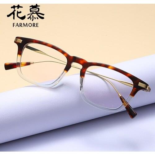 High-Density Plate Glasses New Full Rim Frame Plain Glasses General Myopia Glasses Rim Glasses Box Gm616518