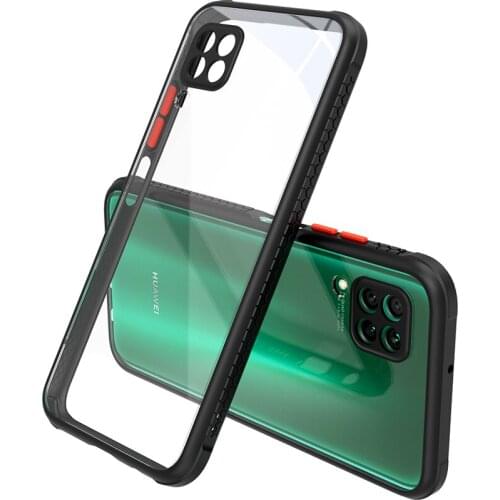 Transparent Case For Honor 20 9C 30 Pro Lens Protector Clear Soft Bumper Silicone Shell Case Cover Huawei Mate 40 30 Pro Funda