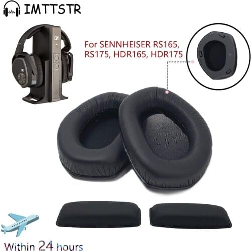 Replacement Updated Ear Pads for SENNHEISER RS175 RS165 RS185 HDR165 HDR175 Headset Plastic Attachment Cushion Cover Pillow