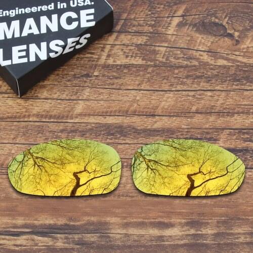ToughAsNails Polarized Replacement Lenses for Oakley Juliet Sunglasses Gold Mirrored (Lens Only)