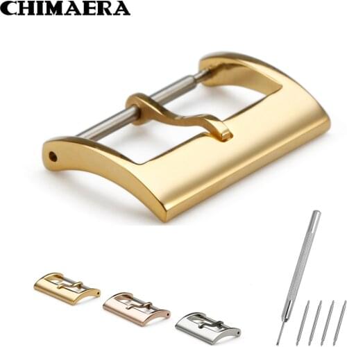 CHIMAERA Watch Buckle Clasp Stainless Steel 10mm 12mm 14mm 16mm 18mm 20mm for Omega Tissot or Others Watch Strap