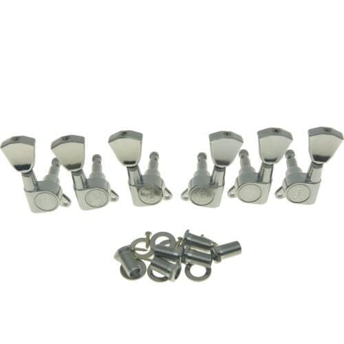 Wilkinson 3L3R E-Z-LOK Guitar Tuners EZ Post Guitar Tuning Keys Pegs Machine Heads w/ Tulip Button for Les Paul/Acoustic Guitar