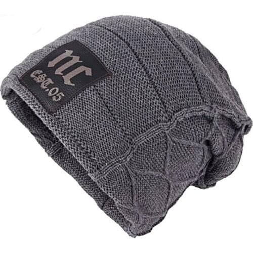 Winter Novel Unisex Knitting Fold Wrap Head Beanies Caps Men Outdoor Thicken Keep Warm Ponytail Beanie Women Hats Truck Cap W41