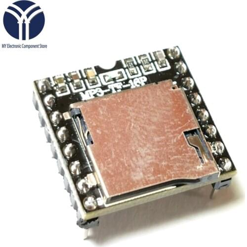 2020!DFPlayer Mini MP3 Player Module MP3 Voice Decode Board Supporting TF Card U-Disk IO/Serial Port/AD for arduino Diy Kit