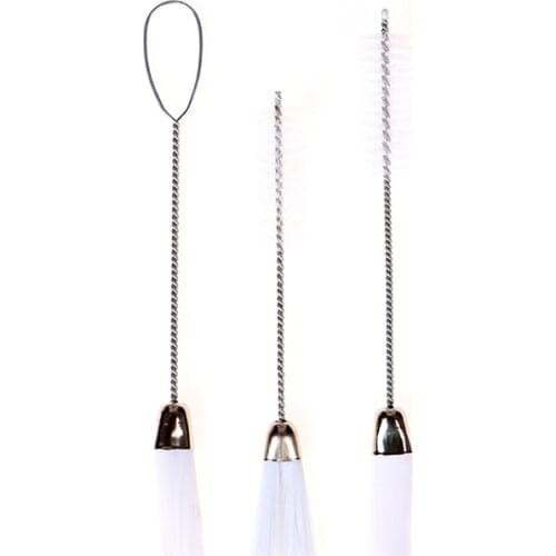 3pcs Household Double Ended Cleaning Brush Sewing Machine Clean Brush Tail