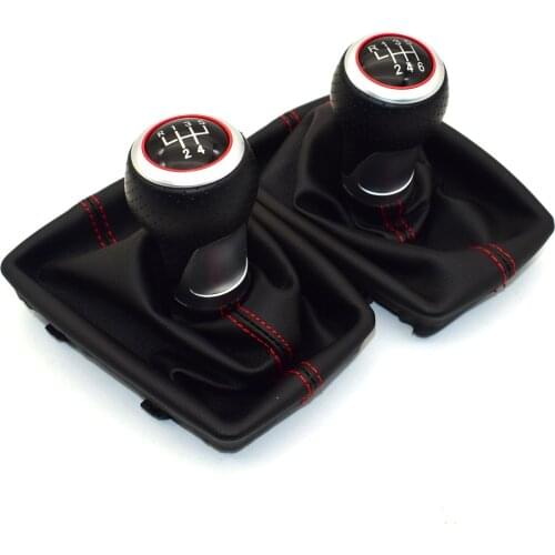 Car Styling Accessories MT Gear Shift Knob Gaiter Boot Cover Lever Stick Pen For Audi A4 S4 B8 8K A5 8T Q5 8R Sline 2007-2015