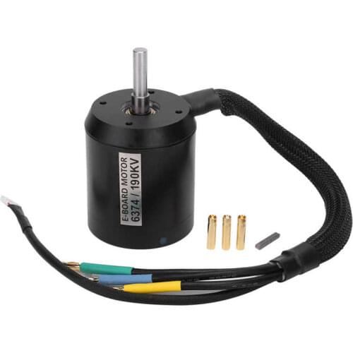 Electric Skateboarding Motor High Torsion Mountain RC Car Outer Rotor DC Sensor Motor 6374 DC36V