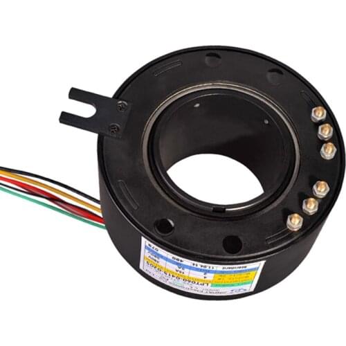 Environmentally Sealed Through Hole Slip Rings Fiber Brush Technology Signals And Power for Rotation Medical Equipment