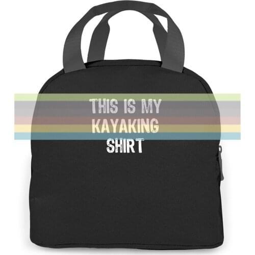 This Is My Kayaking Cheap Price Hot New Printing women men Portable insulated lunch bag adult student
