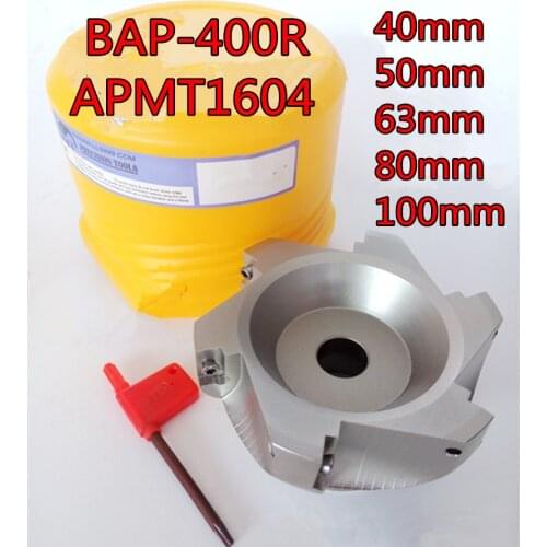 BAP-400R 40mm 50mm 63mm 80mm 100mm Use insert APMT1604 Milling cutter knife dish
