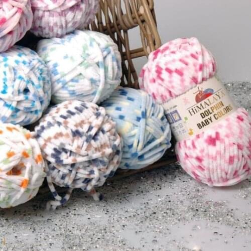 Himalaya Dolphin Baby Colors Super Bulky Chenille Garn Wolle Strickgarn 100 gr