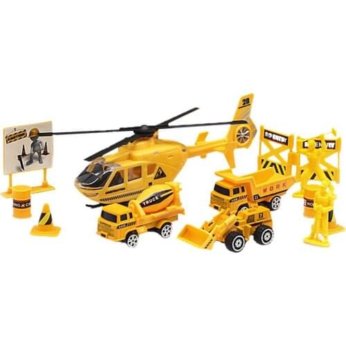 Engineering Fire Truck Military Police Vehicle Helicopter Kid Model Toy Ornament Police Vehicle Helicopter Kid Model Toy Ornamen