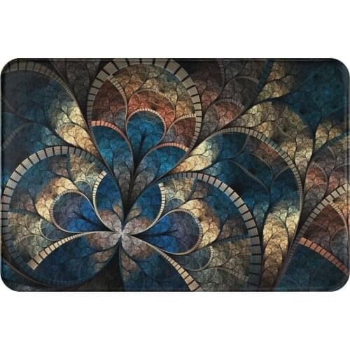 Boho Aesthetic Bath Mat Bohemian Patterns Doormat Kitchen Carpet Balcony Rug Home Decoration