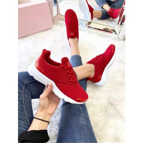ELSESHOES Unısex Red Sport Shoes