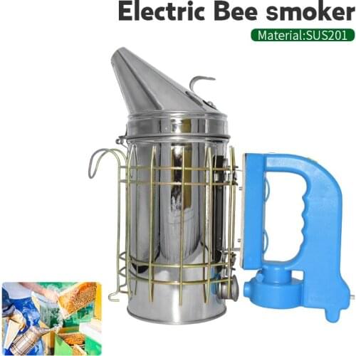 Hot Sale Stainless Steel Electric Bee Smoke Transmitter Kit Electric Beekeeping Tool Apiculture Beekeep Tools Bee Smoker