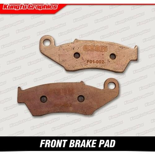 KUNGFU GRAPHICS Front Brake Pad for Dirt Bike CRF GASGAS EC KXF RMZ Semi-metallic Resist High Temperatures