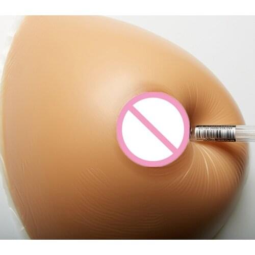Drop Shipping 1Pair 38D 1200g Silicone Fake False Breast Boob Forms Enhancer Crossdresser Insert Bra for Breast Healthcare
