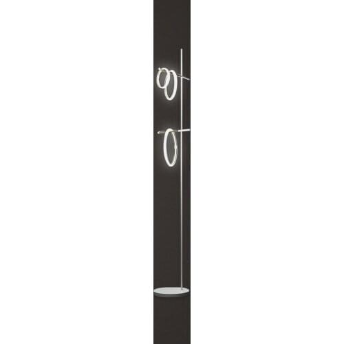 Modern LED floor lamp Nordic living room floor lamp simple luxury art study bedroom decoration ring magnetic suction floor lamp