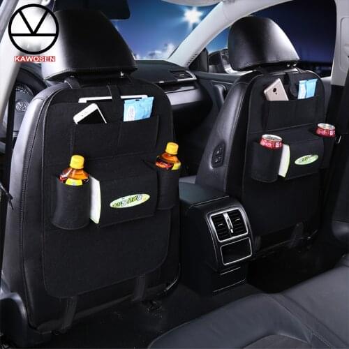 KAWOSEN Universal Car Seat Back Organizer Multi-Pocket Storage Bag Holder Automobiles Interior Accessory Stowing Tidying SBCB08