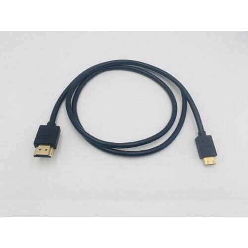 1mHigh-speed anti-interference HDMI to HDMI cable 1m male to male 4K 3D 1080P Suitable for flat panel camera MP4 mini HDMI cable