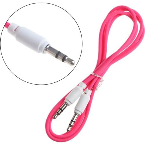 1m 3.5mm Jack Male To Male Auxiliary Aux Cable For Car Stereo MP3 Phone N84F