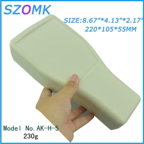 4pcs/lot plastic instrument enclosure handheld junction box 220*105*55mm electrical abs housing