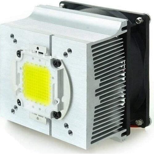 High-Power Aluminum Heat Sink Suitable For 20W 30W 50W 100W LED COB Matrix
