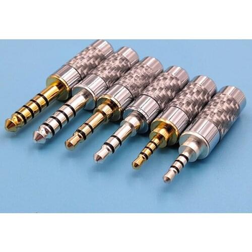 2.5mm balance plug 3.5mm stereo plug 4.4mm balance plug 5pcs