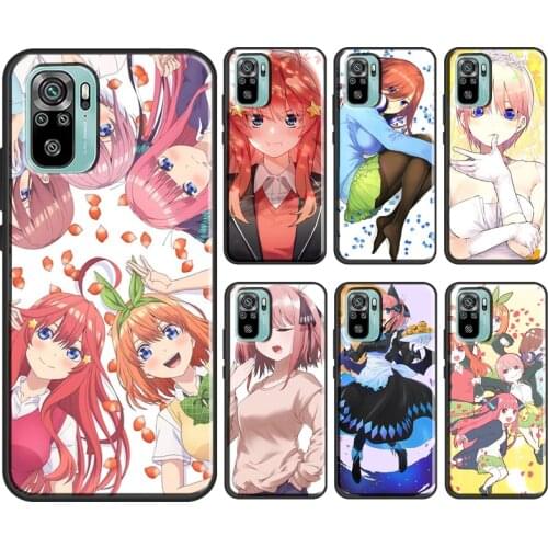 Anime The Quintessential Quintuplets For Xiaomi Redmi Note 9 Pro 10 7 8 9S 8T Cover For Redmi K40 9 9C 9A 7A 8A 9T Phone Case