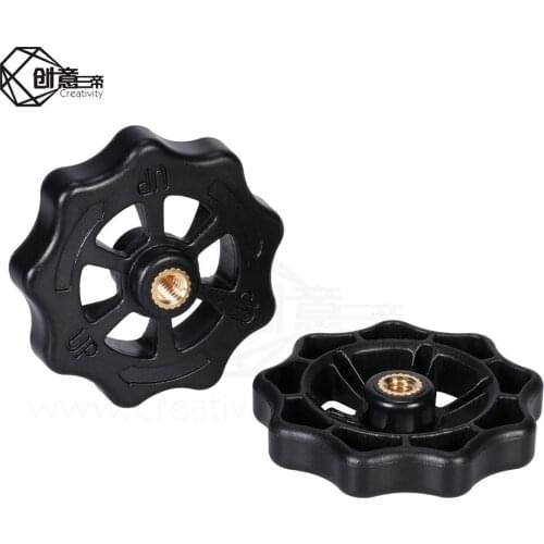 3D Printer Parts Big Hand Twist Auto Leveling Nuts M4*39MM For CR10 CR-10S 3D Printer Parts Heated Bed Screw Ajustment Nut