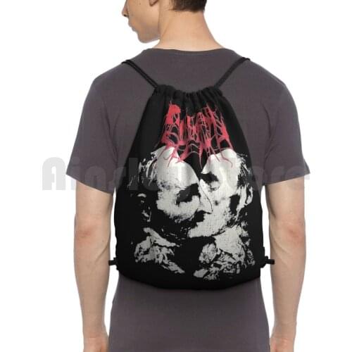 Pungent Stench Backpack Drawstring Bags Gym Bag Waterproof Black Metal Band Heavy Metal Punk Band Death Metal