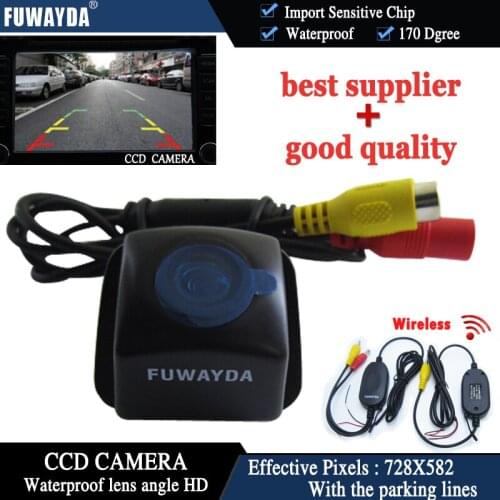 FUWAYDA Wireless CCD CAR REAR VIEW REVERSE BACKUP HIGH QUALITY CAMERA FOR TOYOTA Prius 06-10/ Camry 09-10/ Aurion 06-11 HD