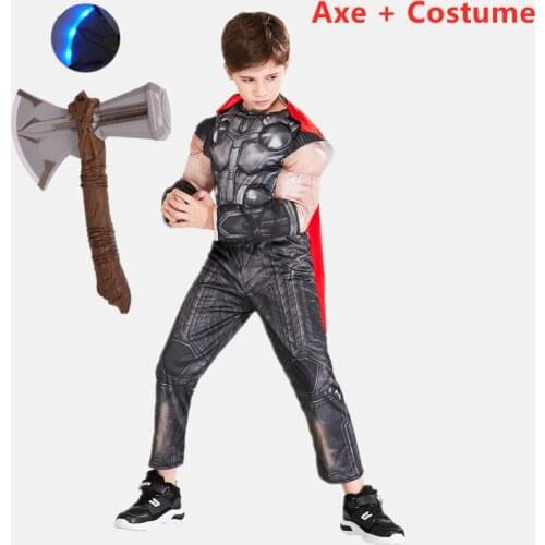 Kid Halloween/Carnival Avengers Superhero Thor/Hammer/Axe Cosplay Costume Props