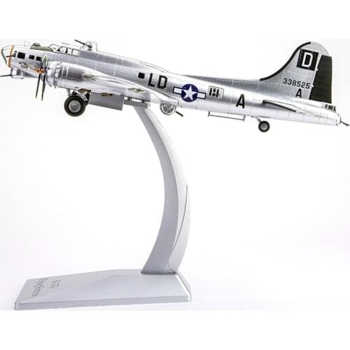 1/72 B-17 Bomber Air Force Army Model Airplane w/ Dispaly Stand Room Decoration