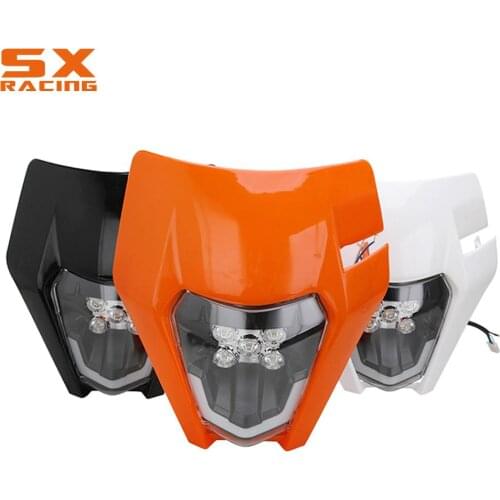 Motorcycles Headlight HeadLamp Head Light Lamp For KTM EXC EXCF SX SXF XC XCW XCF XCFW 125 200 250 300 350 450 500 525 Dirt Bike