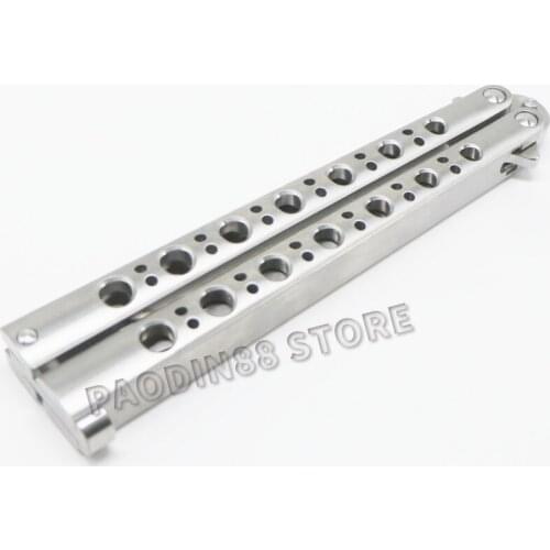 New Arrival Baliplus 7 Holes BM42 BM43 BM47 VG10 Blade TI Handle Knife Titanium Hanldle Folding Knife Butterfly Knife