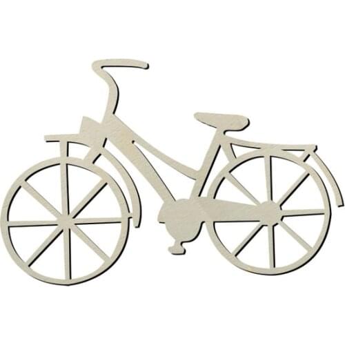 O33 Bicycle Pack Ornamental Wooden Object paintable decorative objects декоративные предметы под роспись