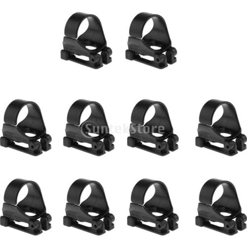 MagiDeal Universal Plastic Clip Snorkel Keeper Retainer Replacement for Attaching Mask Strap Scuba Diving Snorkeling Equipment