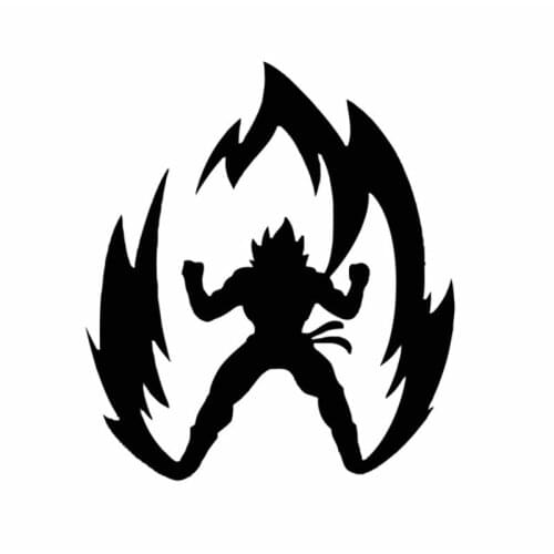 Dragon Ball Waterproof Anime Character Sticker Notebook Graffiti Sticker Suitcase Sticker Car Sticker Various Color Novelty Toys