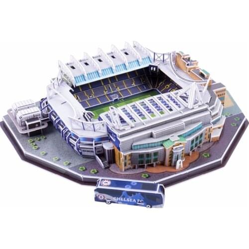 [Funny] United Kingdom Stamford Bridge UK RU Competition Football Game Stadiumsbuilding model toy kids child gift original box