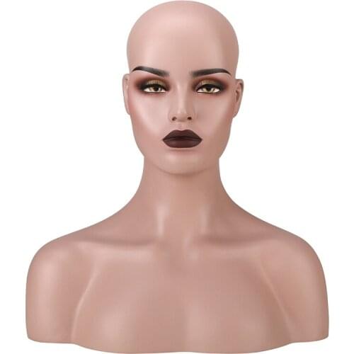 Female Firberglass Mannequin Head