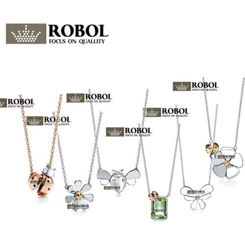 43 High Quality Original 925 Sterling Silver Jewelry Insect Flower Necklace Jewelry Woman Jewelry Gift Free Shipping Wholesale