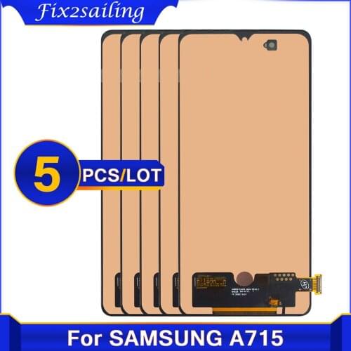 5PCS TFT incell A715 LCD For Samsung Galaxy A71 LCD Display Touch Screen Digitizer Assembly For Samsung A71 A715 A715F LCD