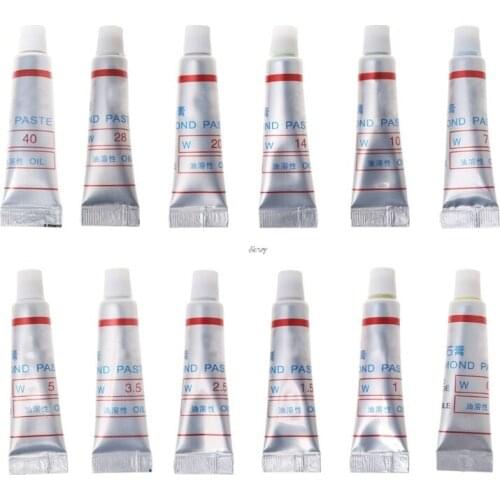 2pcs Diamond Abrasive Paste Compound Micron Glass Metal Polishing Grinding Tool