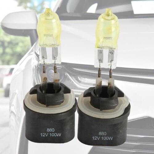 2Pcs Halogen Headlight Long Life Span Eco-Friendly Glass LED Light Bulbs for Car