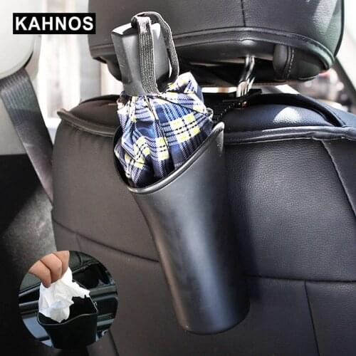 2 in 1 Car Umbrella Holder Water Bottle Holder Hanging Hook For Umbrella Multifunctional Storage Organizer Car Accessories