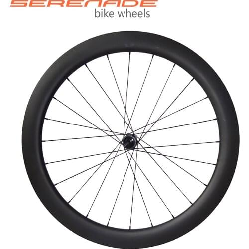 55mm deep carbon 700C 25mm wide road wheelset tubeless compatible DT350 straight-pull hubs