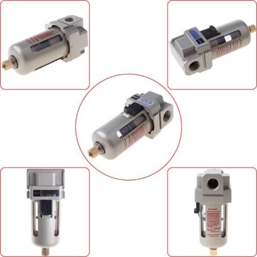 AF3000-03 Air Filter 3/8" Air Compressor Inline Drain Filter Moisture Separator